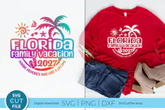 Florida Family Vacation 2027 svg - Great for a Florida trip Product Image 1