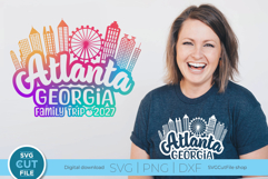 Atlanta svg, Atlanta Georgia svg, Family Trip 2027 Svg, ATL Product Image 1