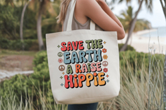 Save the earth a raise hippie PNG Sublimation | Earth Day PN Product Image 3