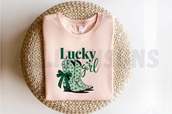 Lucky Girl Sublimation PNG, St. Patrick Day PNG Product Image 2