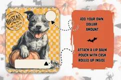 Cartoon Halloween Dog Money Card, Halloween Gift Card Product Image 2