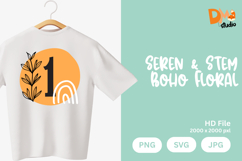 Seren &amp; Stem Boho Floral Monogram Product Image 1
