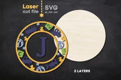 Cars baby name sign SVG Laser cut file for Glowforge Product Image 2