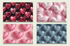 3D Puffy Hearts Cutting Boards sublimation Design Product Image 2