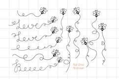 Bee trails svg bundle | flying bee path svg cut files Product Image 3