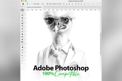 80 Procreate Stylish Animals haute couture Stamp Brushes Product Image 9