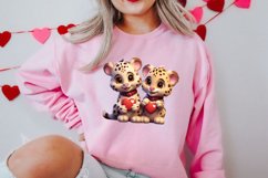 Couple Animal Valentines Day Clipart, Watercolor Couple Product Image 2