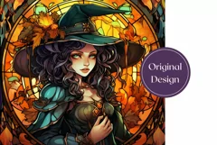 Halloween Witch Tumbler Wrap, Halloween Tumbler Sublimation Product Image 2