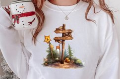 Western Christmas Cowboy Clipart Sublimation, Christmas PNG Product Image 2