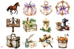 Antique Beige Aesthetic Clipart Product Image 2