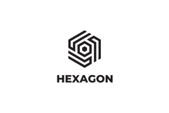 Hexagon Geometric Cube Logo Design Vector Product Image 2
