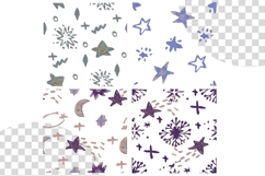 Wax Crayons Winter Sparkle Seamless Patterns Product Image 3