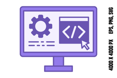 Colored Software Development Icon Product Image 1