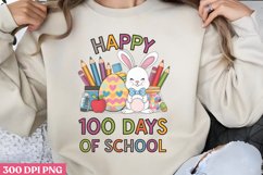 Happy 100 Days of School PNG, 100 Days Of School Sublimation Product Image 1