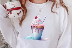 Pastel Christmas Coffee Cup Sublimation, Christmas Clipart Product Image 2