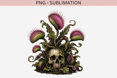 Gothic venus flytrap png design for T-shirts Product Image 2