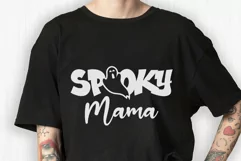 Spooky mama svg, Spooky mom png, Halloween svg, Mom life svg Product Image 2