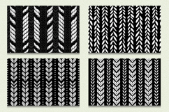 Black &amp; White Knitted Cutting Boards sublimation Design Product Image 2