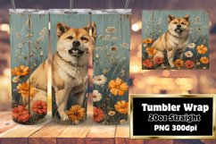 Dog Lover's Wood Pattern Tumbler Designs Product Image 1