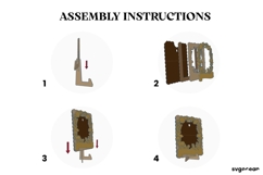 Mother's Day Photo Frame SVG Bundle | Laser Cut | Glowforge Product Image 2