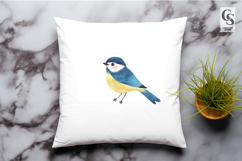 Watercolor Cute Bird Illustration Clipart Sublimation PNG Product Image 2