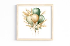 Green Boho Baby Shower Sublimation Product Image 2