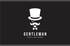 Gentleman Logo Design Vector Illustration Product Image 2