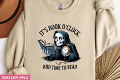 IT&#039;S BOOK O&#039;CLOCK AND TIME TO READ PNG Product Image 3