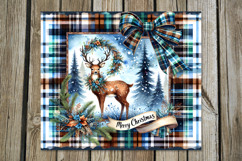 Christmas deer | 4 retro xmas Sublimation Tumbler designs Product Image 2