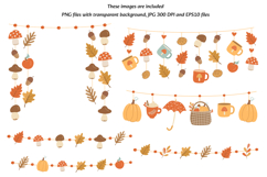 Cozy Autumn Clipart Vector and PNG Product Image 4