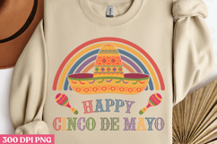Happy Cinco De Mayo PNG, Cinco De Mayo Sublimation PNG Product Image 3