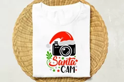 Santa Cam Svg, Santa Camera Svg, Funny Christmas Cam Svg. Product Image 3