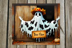 Halloween cow | 4 Skinny tumbler sublimation designs Product Image 2