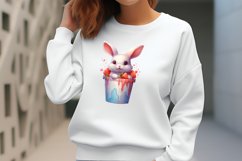 Easter Coffee Cup Sublimation Clipart, Watercolor Clipart Product Image 1