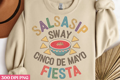 Salsa Sip Sway Cinco De PNG, Cinco De Mayo Sublimation PNG Product Image 3