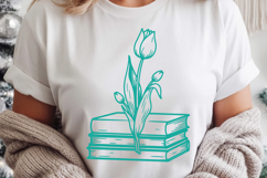 Reading Books Flower Product Image 3