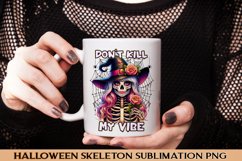 Halloween Skeleton saying Sublimation PNG. Product Image 2