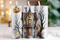Happy Halloween Tumbler Wrap | Sublimation | Tumblers Product Image 1