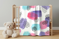Baby throw blanket mockup Product Image 3