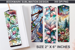 Winter Bookmarks Sublimation - 4 Bookmark Design Product Image 1