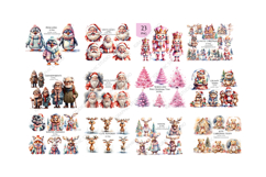 Christmas Mega Clipart Bundle, Xmas Clipart, Huge Bundle Product Image 3