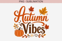 Autumn phrase png design for T-shirts Product Image 4