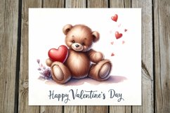 Valentine animals | cute teddy bears Skinny tumbler design Product Image 2