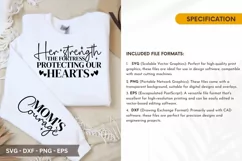 Her Strength the Fortress - Mother's Day Sleeve T shirt Product Image 2