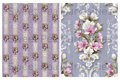 Purples, Paper, Shabby Chic, Papers, Junk Journal Product Image 2