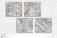 Holographic patterns seamless Tumbler Wrap - 4 Variations Product Image 2