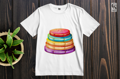 Colorful Book Stack Clipart Sublimation PNG Product Image 2