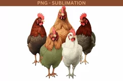 Cute Chicken Breeds, Farm Gift for Women & Animal Lovers Product Image 2