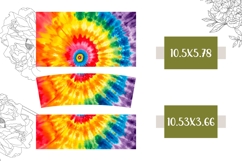 Tie Dye Tumbler Template, Swirl 40 Oz Tumbler PNG Product Image 2