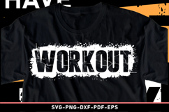 Workout SVG T shirt Designs Product Image 2